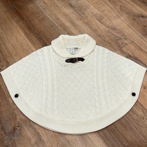 Janie and Jack cable knit sweater poncho